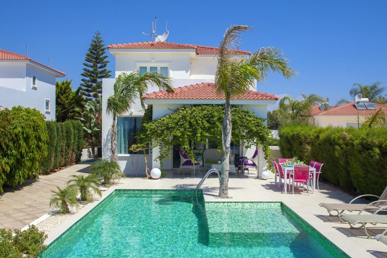 Ayia Thekla Seafront Villa Lavender Agia Napa Exterior foto